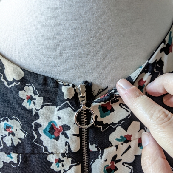 Topshop floral short sleeve dress size 8 - Picture 6 of 8